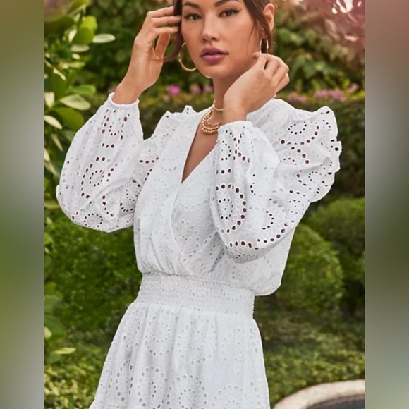 Lilly Pulitzer Dresses & Skirts - NWT $278 Resort Tatiana White Eyelet Dress 6.